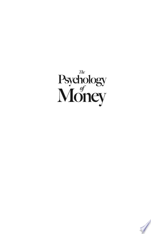 The Psychology of Money — cover